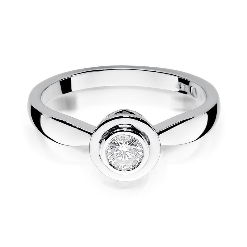 Zásnubní prsten JUBILE s diamantem BE W-294B-30 bílé zlato ryzost 585