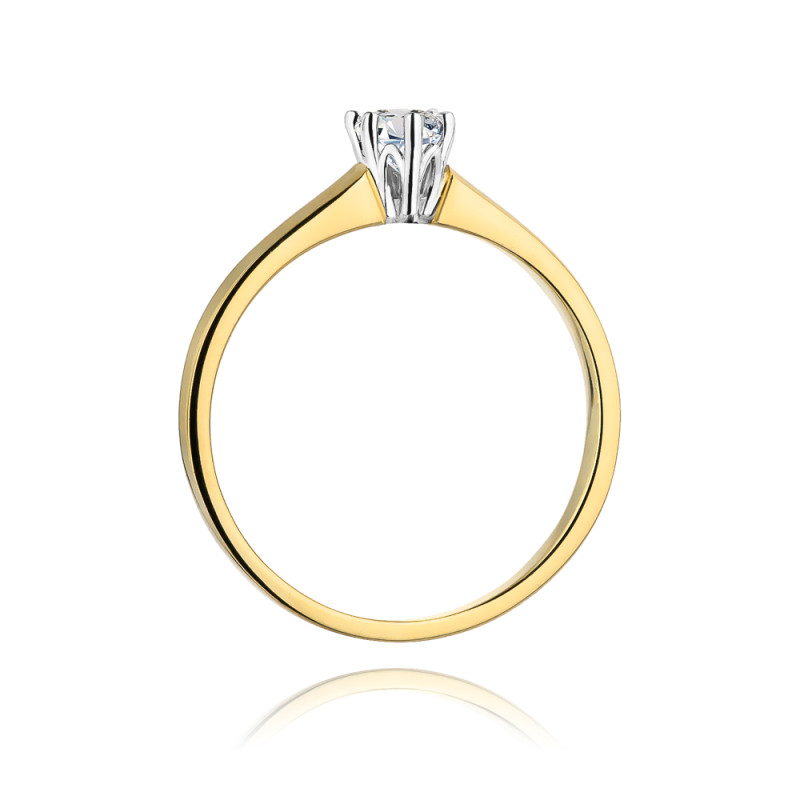 Zásnubní prsten s diamantem Royal ryzost 585 - iSezam.cz