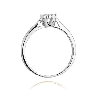 Zásnubní prsten s diamanty 585 - iSezam.cz