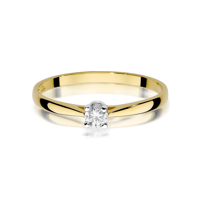 Zásnubní prsten s diamanty SOLITER BE-335 ryzost 585