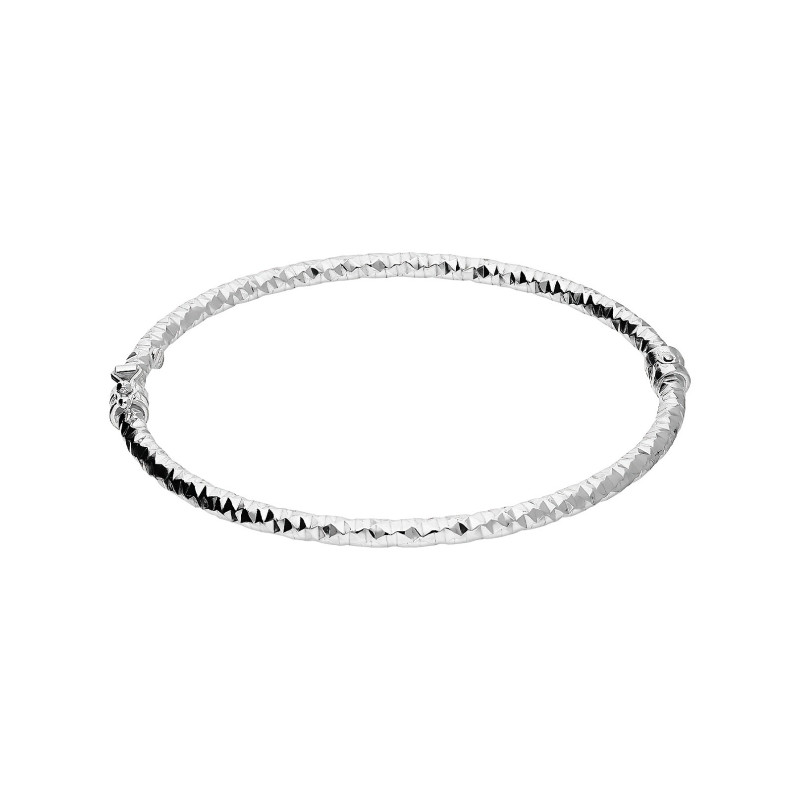Stříbrný náramek bangle gravírovaný Ag 925 | iSezam.cz