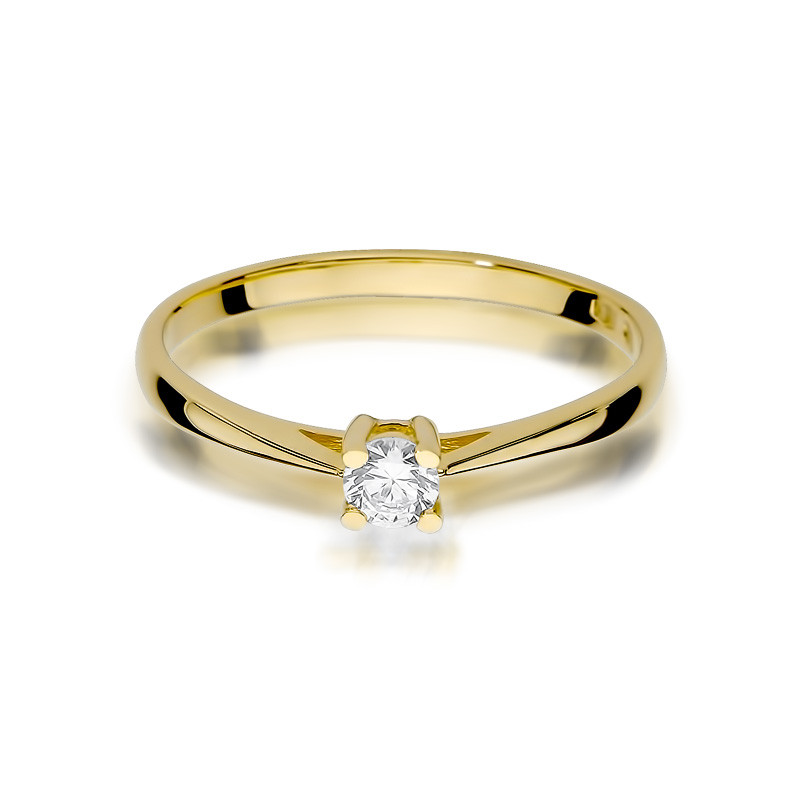 Zásnubní prsten s diamanty SOLITER BE W-367 ryzost 585