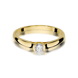 Zásnubní prsten s diamantem ETERNO zlato 585 - iSezam.cz