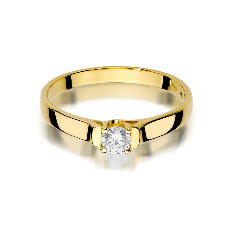 Zásnubní prsten s diamantem SOLITER BE W-381 ryzost 585