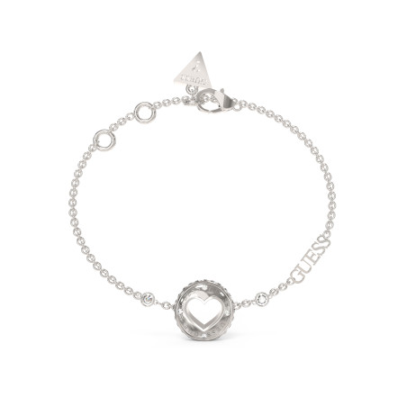 Bransoletka Guess srebrna z kryształkami JUBB03344JWRH - JubilerSezam.pl
