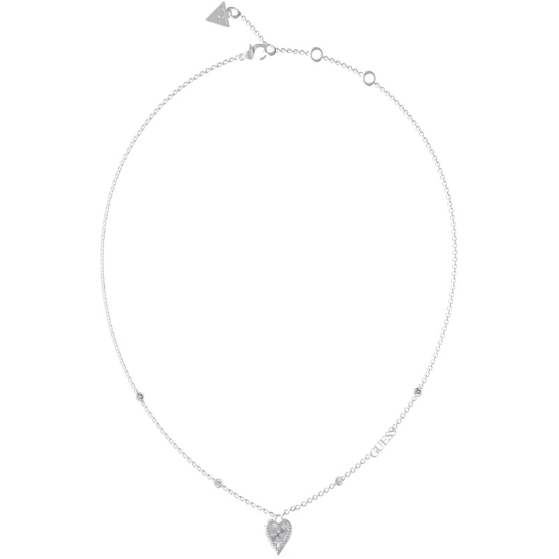 Náhrdelník Guess stříbrný s krystaly JUBN03241JWRH - iSezam.cz