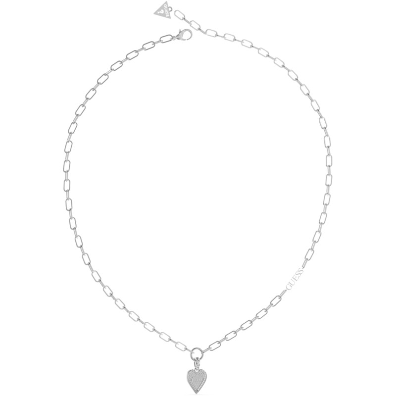 Náhrdelník Guess stříbrný s krystaly JUBN03249JWRH - iSezam.cz
