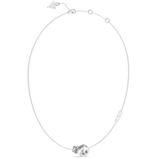 Naszyjnik Guess Srebrny z Cyrkoniami JUBN03281JWRH - JubilerSezam.pl