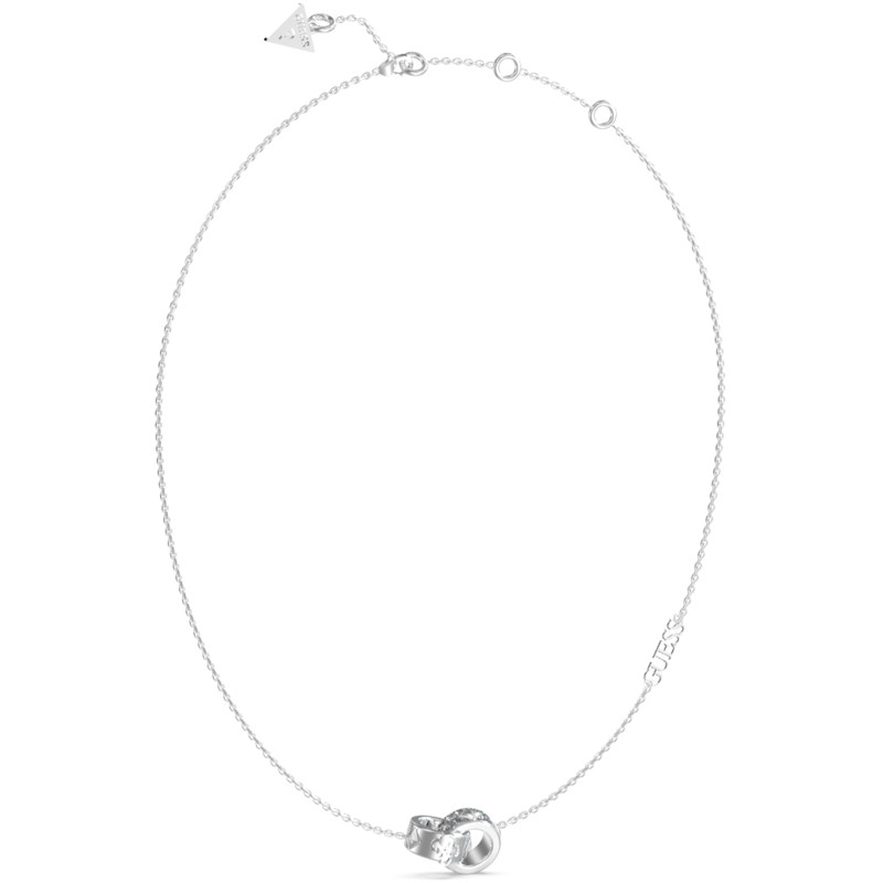 Náhrdelník Guess Stříbrný se zirkony JUBN03281JWRH - iSezam.cz