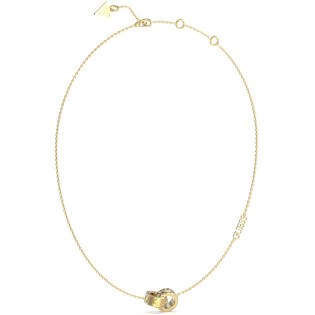 Złoty Naszyjnik Guess JUBN03281JWYG z Kryształami - JubilerSezam.pl
