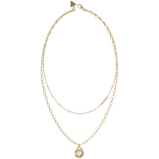 Złoty Naszyjnik Guess JUBN03348JWYG z Kryształami - JubilerSezam.pl