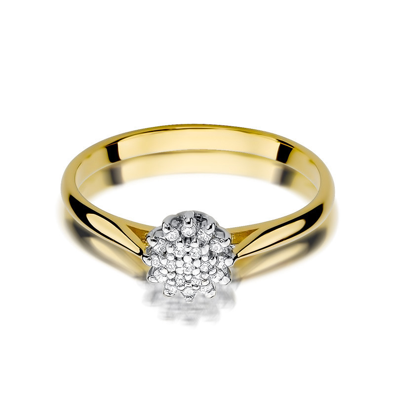 Zásnubní prsten BRIDEL s diamanty BE W-401 BRIDELL