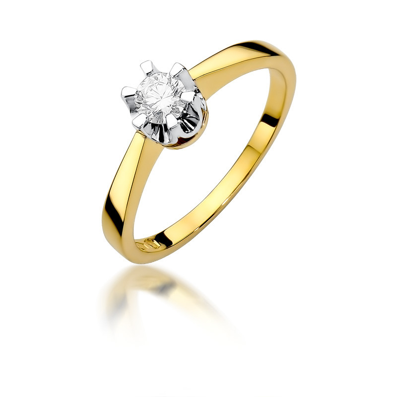 Zásnubní prsten Royal s diamantem 585 - iSezam.cz