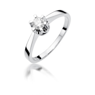 Zásnubní prsten s diamantem Royal ryzost 585 - iSezam.cz