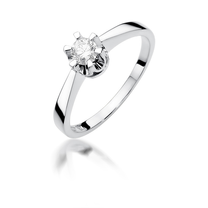 Zásnubní prsten s diamantem Royal ryzost 585 - iSezam.cz