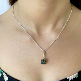 Stříbrný přívěsek Swarovski Brilas Silver Night | iSezam.cz