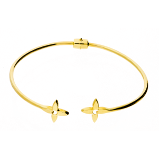 Zlatý náramek Bangle Jetel ryzost 585 | iSezam.cz