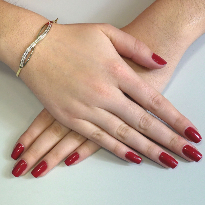 Zlatý náramek bangle infinity se zirkony 2x a lesk PY BLZ0932 ryzost 375