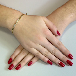 Zlatý Náramek Bangle Obdélníky Zirkony ryzost 375 - iSezam.cz