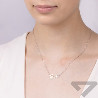 Stříbrný náhrdelník se jménem Gosia ryzost 925 | iSezam.cz