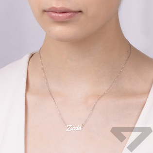 Stříbrný náhrdelník se jménem Zuzia ryzost 925 | iSezam.cz