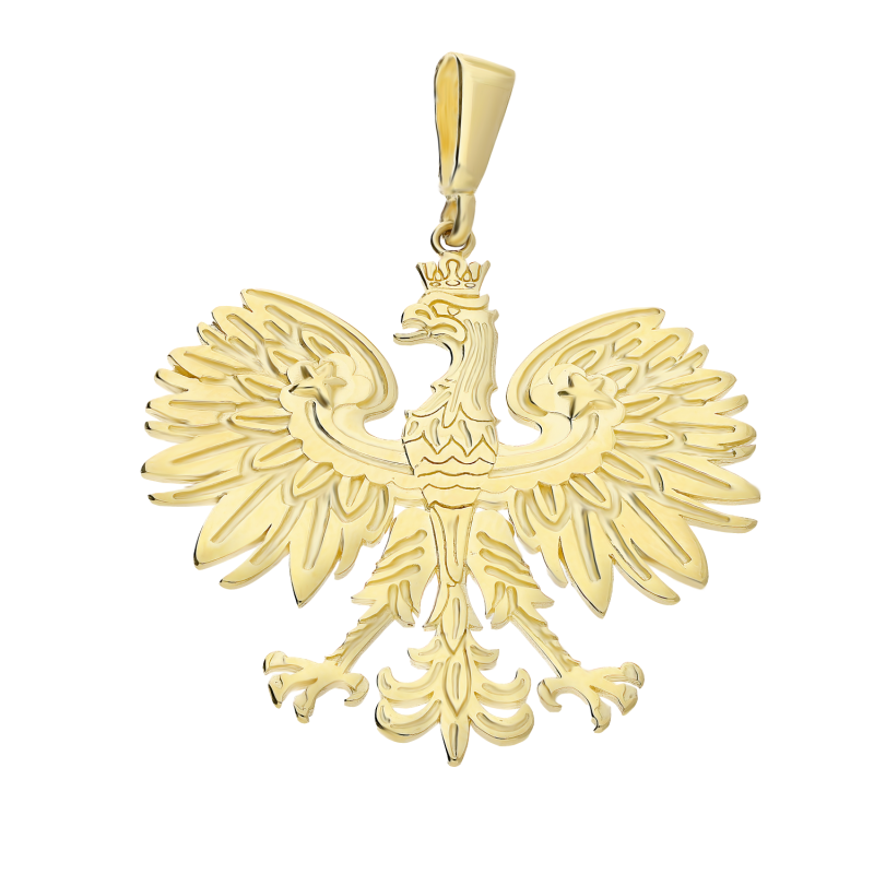 Zlatý přívěsek Orel v Koruně 585 | iSezam.cz