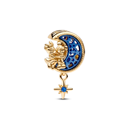 Charms Disney Myszka Miki i Minnie pozłacany - JubilerSezam.pl