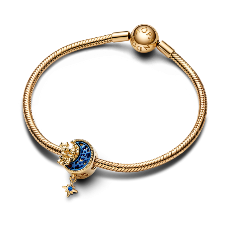 Charms Disney Myszka Miki i Minnie pozłacany - JubilerSezam.pl