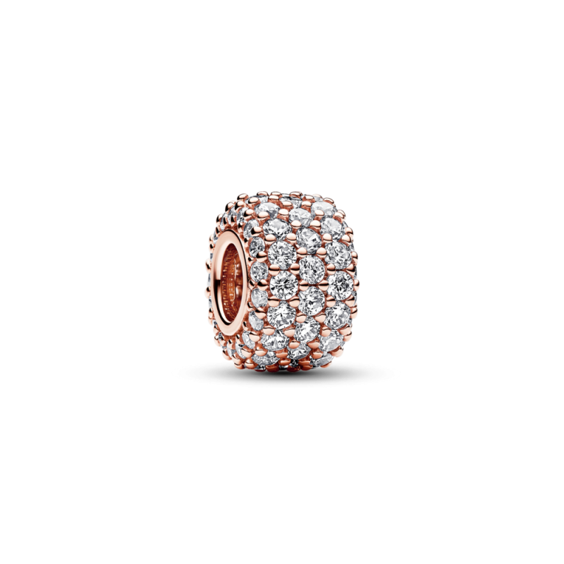 Charms Pandora Różowe Złoto Cyrkonie 782820C01 - JubilerSezam.pl