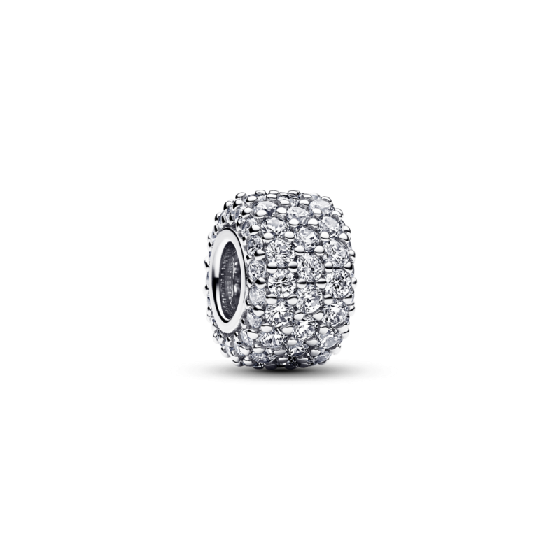 Srebrny Charms Pandora Wysadzany Cyrkoniami 792820C01 - JubilerSezam.pl
