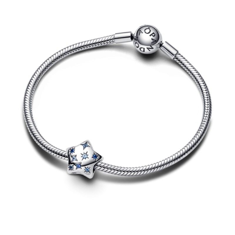 Srebrny Charms Pandora Lśniąca Gwiazdka 792974C01 - JubilerSezam.pl