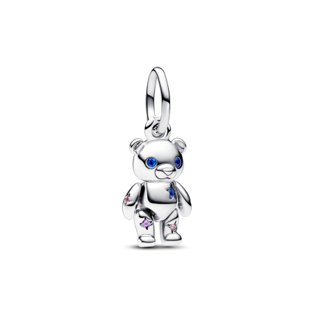 Srebrny Charms Miś Pandora 792986C01 - JubilerSezam.pl