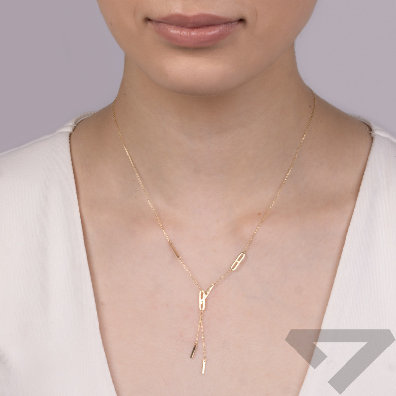 Zlatý náhrdelník kravata/rolo AR X6FOR12N0267 ryzost 585
