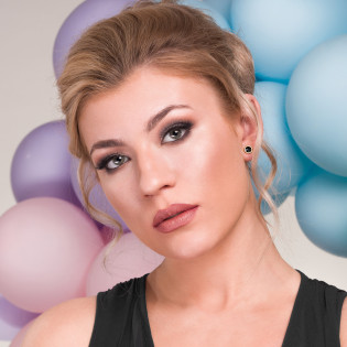 Pozlacené stříbrné náušnice s křišťálem Swarovski | iSezam.cz