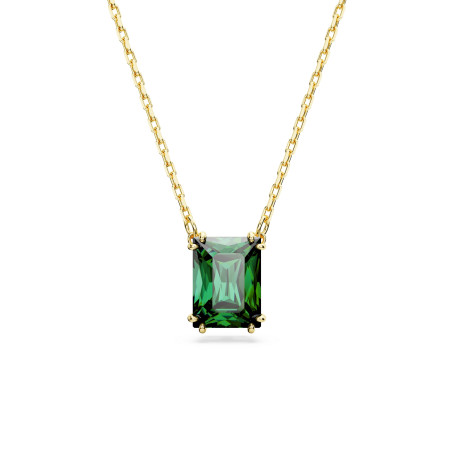 Naszyjnik Swarovski Matrix Zielona Cyrkonia - JubilerSezam.pl