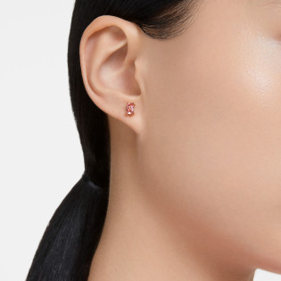 Kolczyki Swarovski Stilla Różowe Złoto 5639136 - JubilerSezam.pl