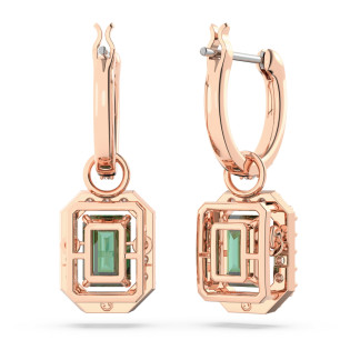 Długie kolczyki Swarovski Millenia zielone 5650068 - JubilerSezam.pl