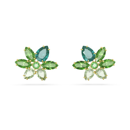 Kolczyki Swarovski Gema Zielone Kryształy - JubilerSezam.pl