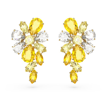Kolczyki Swarovski Gema długie pozłacane żółte 5652802 - JubilerSezam.pl