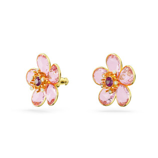 Różowe Kolczyki Florere Swarovski Sztyft 5656635 - JubilerSezam.pl