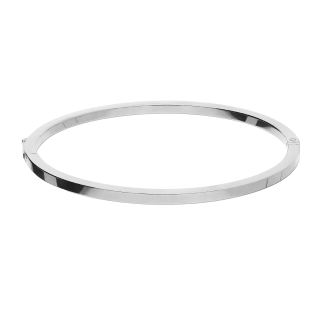 Stříbrný bangle náramek čtvercový Ag 925 | iSezam.cz