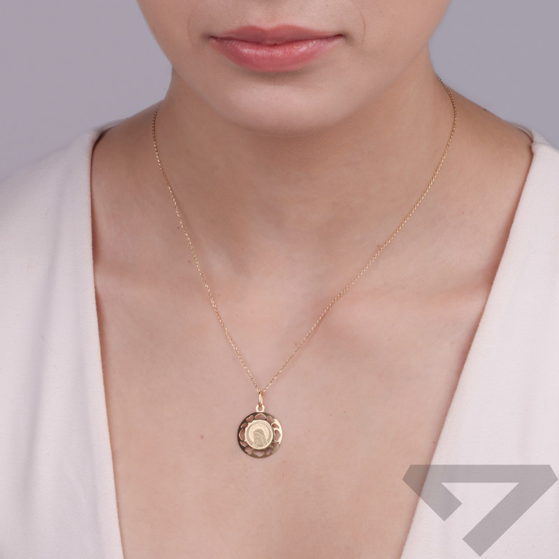 Zlatý medailon Fatima ryzost 585 | iSezam.cz