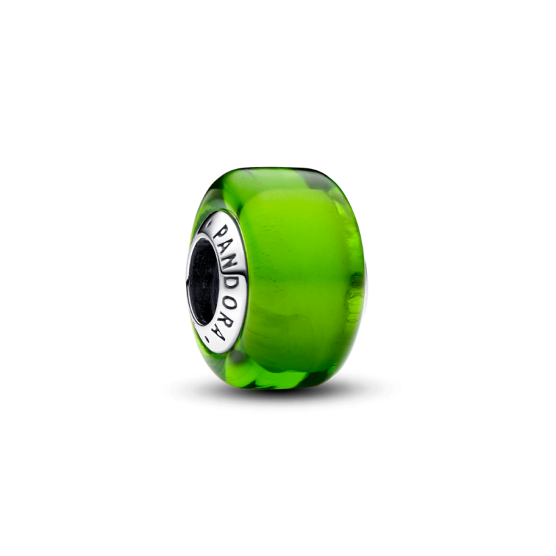 Charms Pandora Murano Zielone Szkło Srebro 925 - JubilerSezam.pl