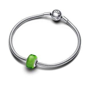 Charms Pandora Murano Zielone Szkło Srebro 925 - JubilerSezam.pl