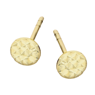 Zlaté Náušnice Pecky 5mm ryzost 585 - iSezam.cz