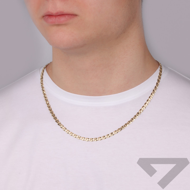 Zlatý řetízek vzor gucci
