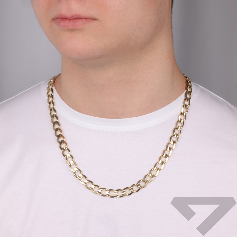 Zlatý řetízek pancer vzor ryzost 585