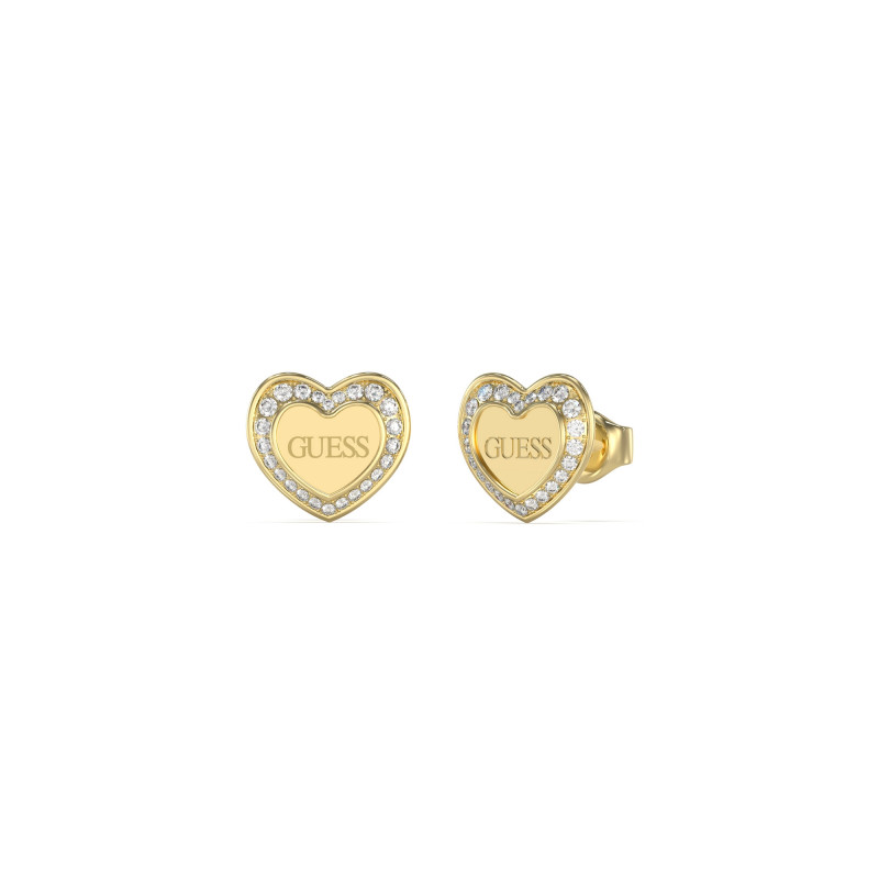 Zlaté náušnice Guess JUBE04035JWYG | iSezam.cz