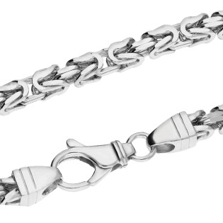 Stříbrný řetízek královský vzor 5mm Ag 925 | iSezam.cz