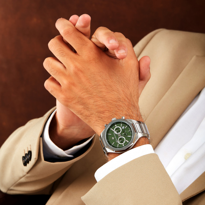 Zegarek męski Maserati Stile Green Dial - JubilerSezam.pl